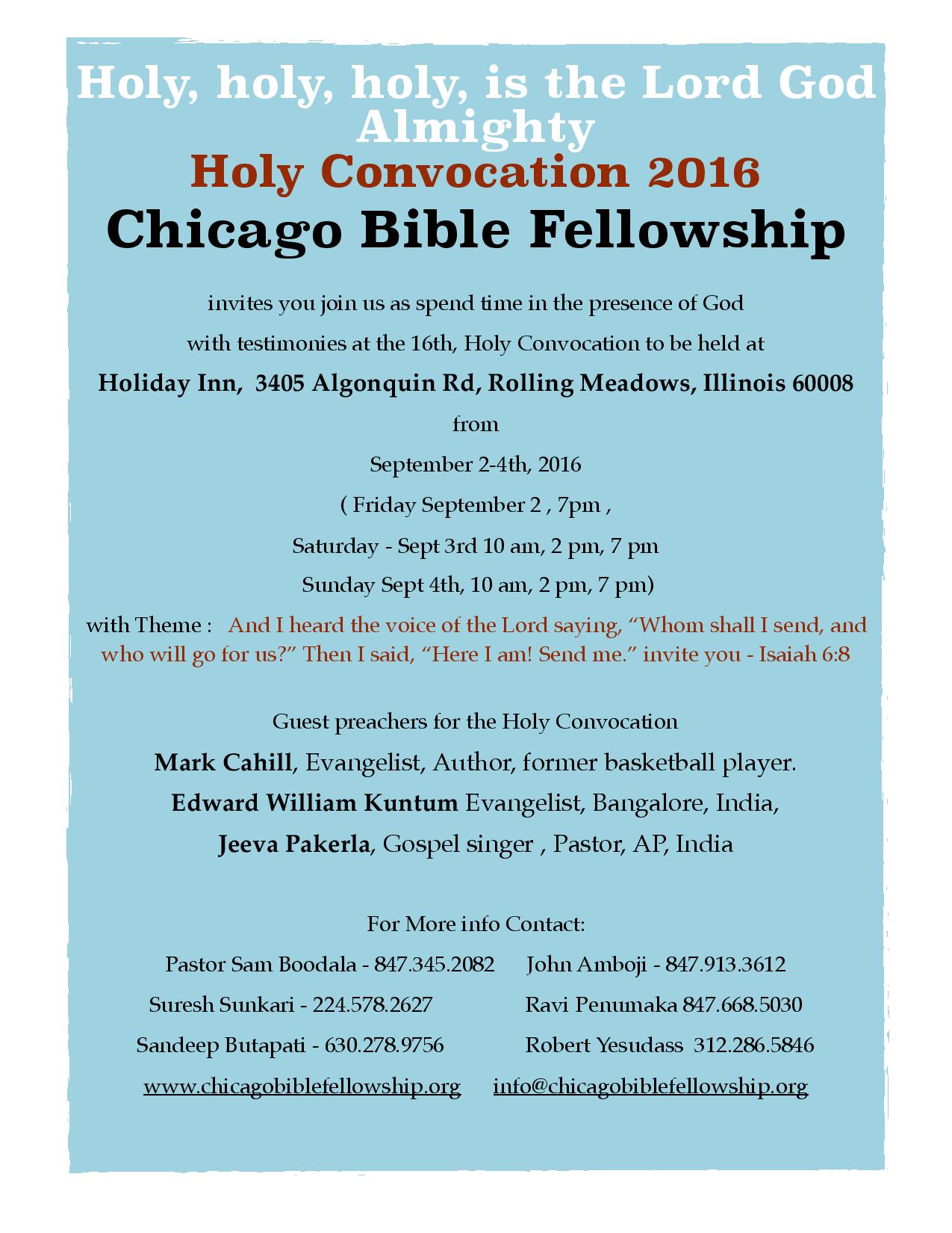 Chicago Bible Fellowship